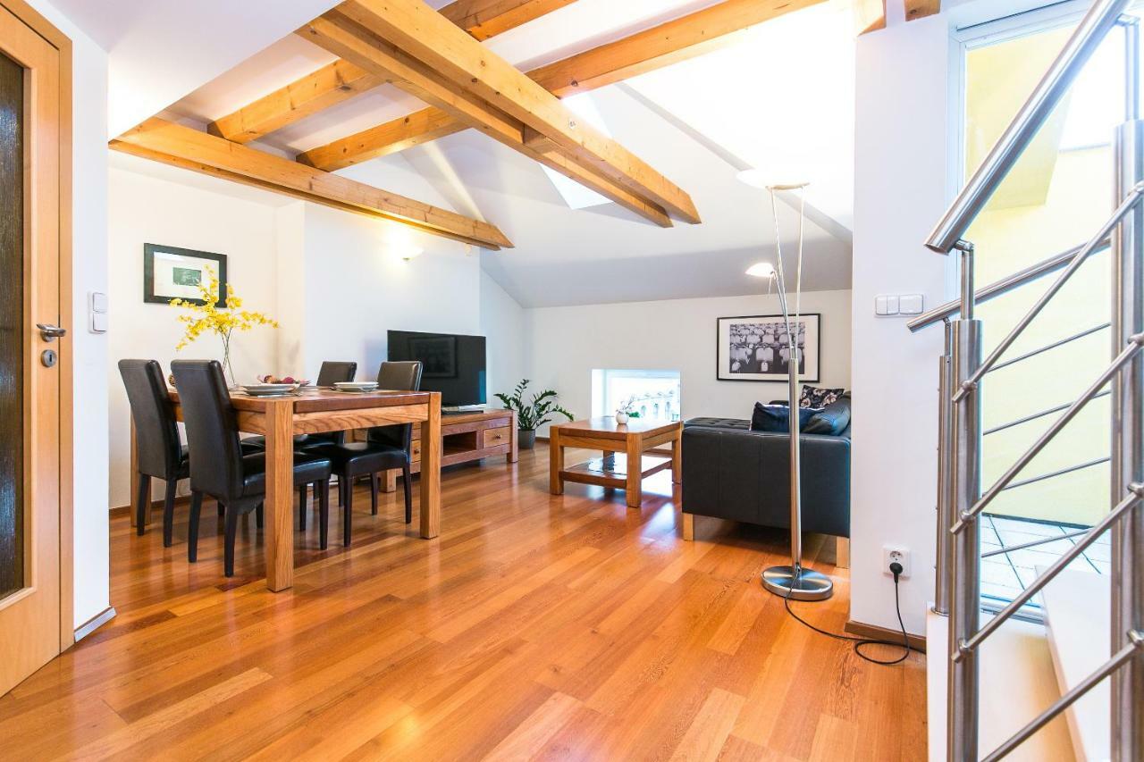 Attic Apartment By Wenceslas Square Prague Luaran gambar