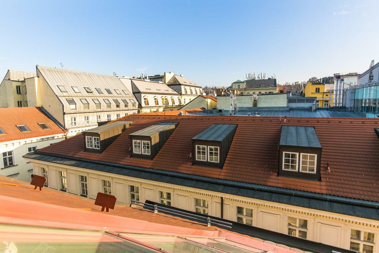Attic Apartment By Wenceslas Square Prague Luaran gambar